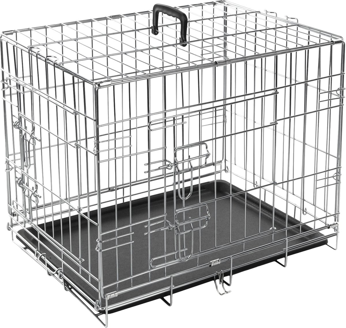 Banc Flamingo 2 portes - argent - 63 x 43 x 49 cm