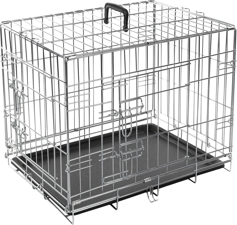 Banc Flamingo 2 portes - argent - 63 x 43 x 49 cm
