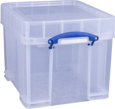 Boîte de rangement vraiment utile 35 litres 480x390x345 mm transparent blanc