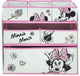 Arditex étagère de rangement minnie mouse 62 x 30 cm bois blanc rose 7 pièces