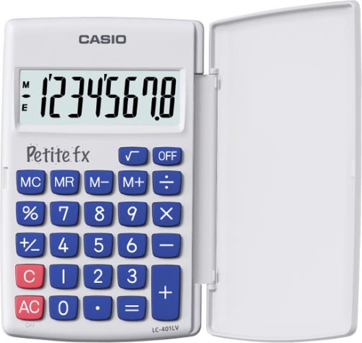 Casio ms-20uc – calculatrice de bureau – affichage 12 chiffres – blanc