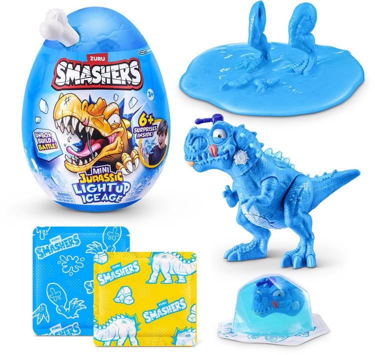Mini œuf de l'ère glaciaire jurassique Smashers (t-rex)