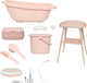 Bébé-jou ensemble de bain 7 pièces sense rose pâle