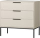 Commode Woood Adam - pin - poussière - 93x94x52 cm