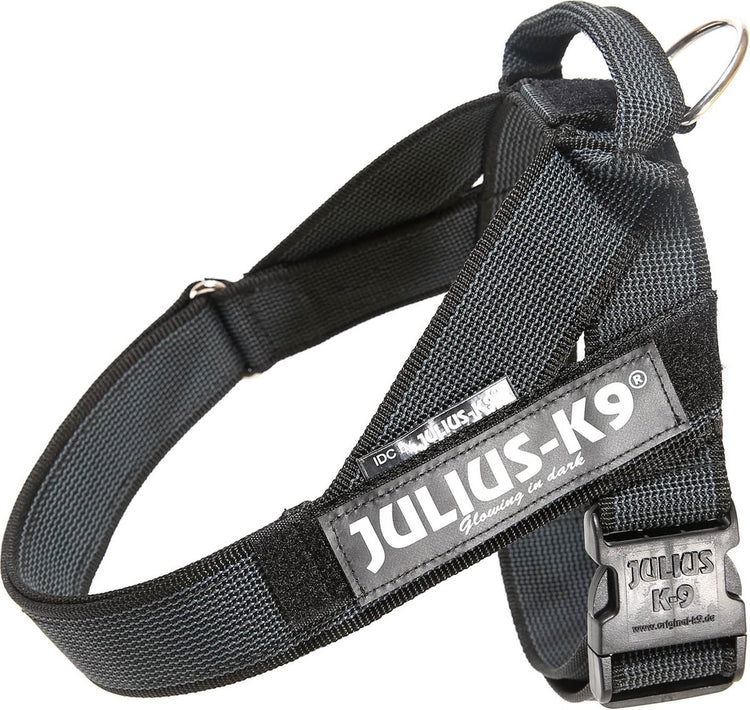 Julius k9 julius-k9 idc®color gray® harnais de laisse, l - taille 1, noir