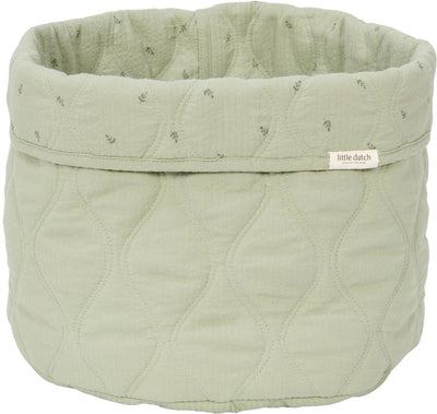 Little Dutch pure panier à langer grand - sauge