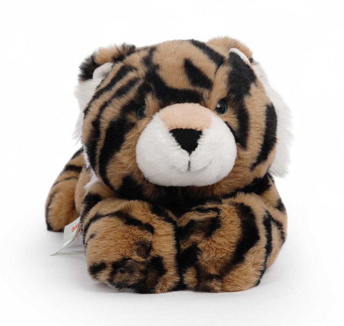 Peluche One love - tigre zenda - 35cm - jaune et noir - 0 ans