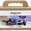 Creativ company hobby set amigurumi, renard, noir, prune, 1 boîte