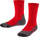 Falke tk2 chaussettes de marche anti ampoules, rembourrage moyen chaussettes de sport en laine mérinos enfants rouge - taille 35-38