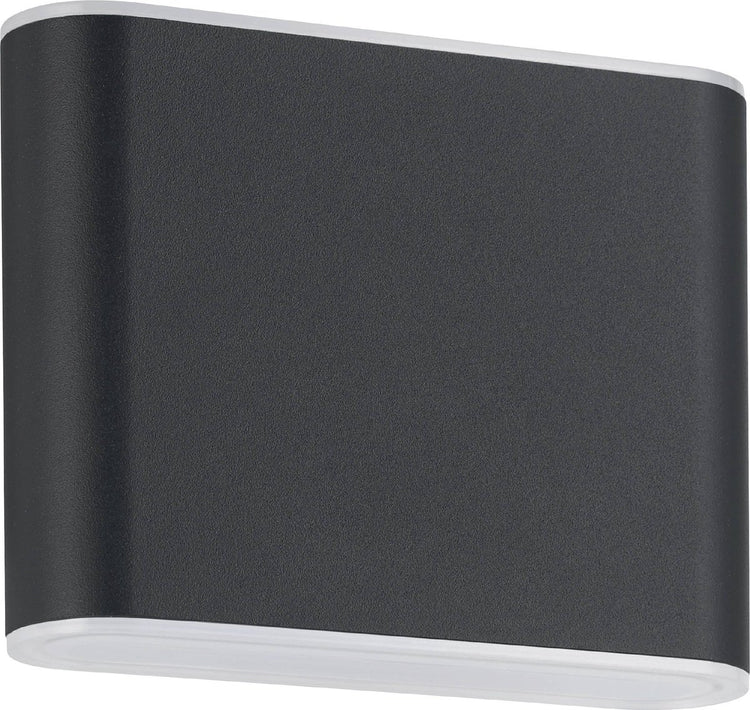 Applique d'extérieur Eglo grutti - LED - 11,5 cm - anthracite - lumière blanche orientable