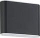Applique d'extérieur Eglo grutti - LED - 11,5 cm - anthracite - lumière blanche orientable