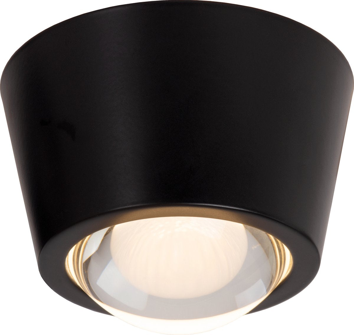 Lucide rigon - plafonnier (plafonnier) - ø 9 cm - LED - 1x6w 3000k - noir