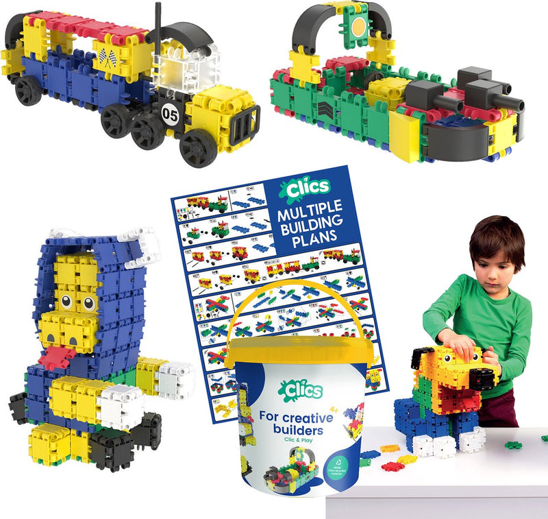 Cliques Blocs Blocs Building Set 10in1