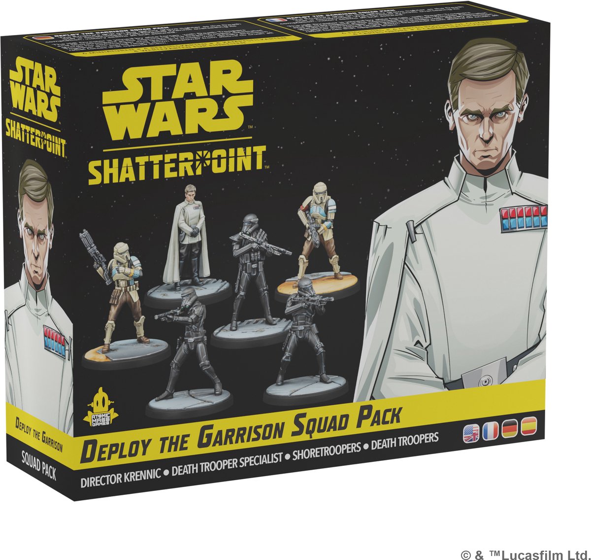 Jeux de masse atomique Star Wars Shatterpoint déployer le pack Garrison Squad - en fr de pl es