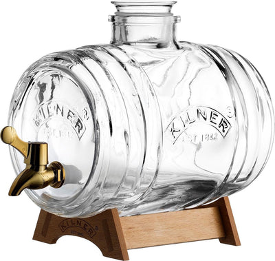Baril distributeur de boissons Kilner - avec robinet et support couleur cuivre -3,5l
