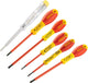 Stanley outils à main jeu de 6 tournevis fatmax vde pz parallèle pozidriv - 0-65-443