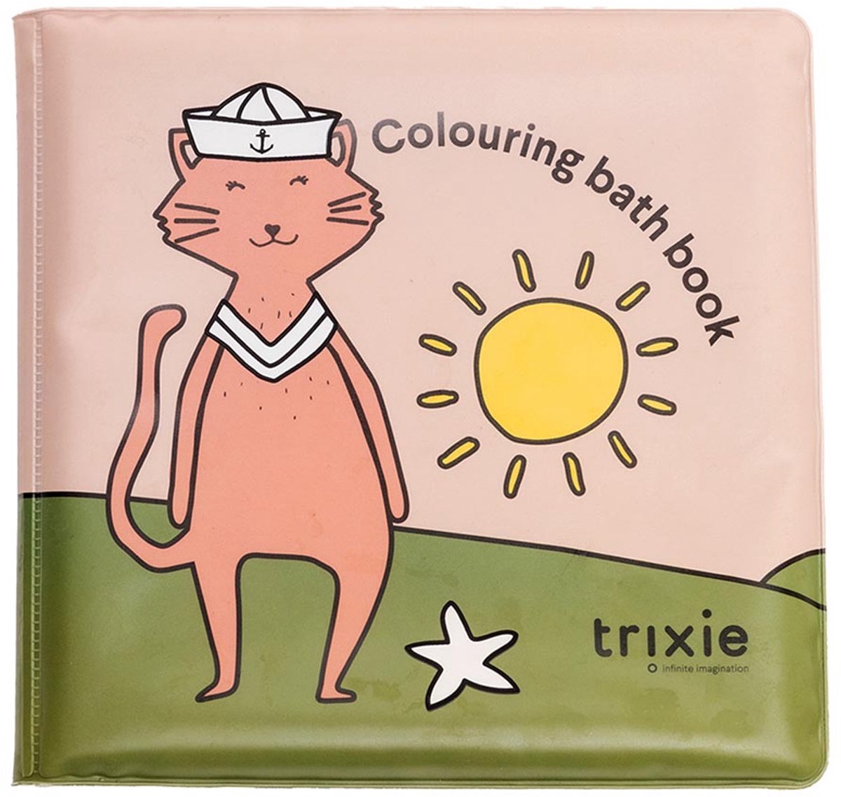 Livre de coloriage Trixie pour le bain - Mme. chat et ses amis