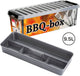 Sunware q-line bbq box 9,5l - boîte de rangement pour barbecue avec insert avec compartiments
