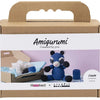 Creativ company hobby set amigurumi, raton laveur, noir, bleu, 1 boîte