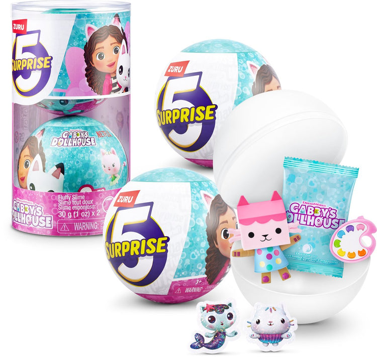 5 maisons de poupées surprise de Gabby 2 pièces de Zuru