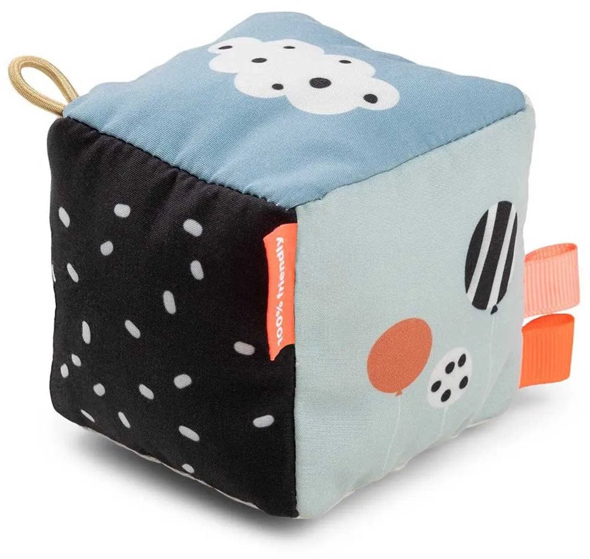 Fait par le contraste de cerf Cube Happy Clouds