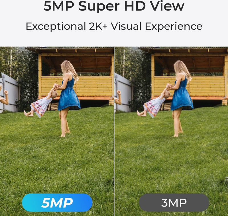 Caméra de sécurité extérieure Reolink 4G LTE 5MP sur batterie, réseau, détection de personnes, véhicules, animaux, panoramique 355° et inclinaison 140°