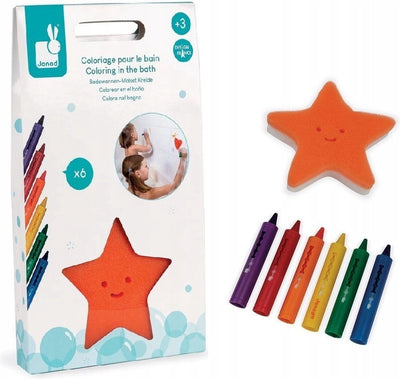 Janod - jouets de bain - coloriage dans le bain