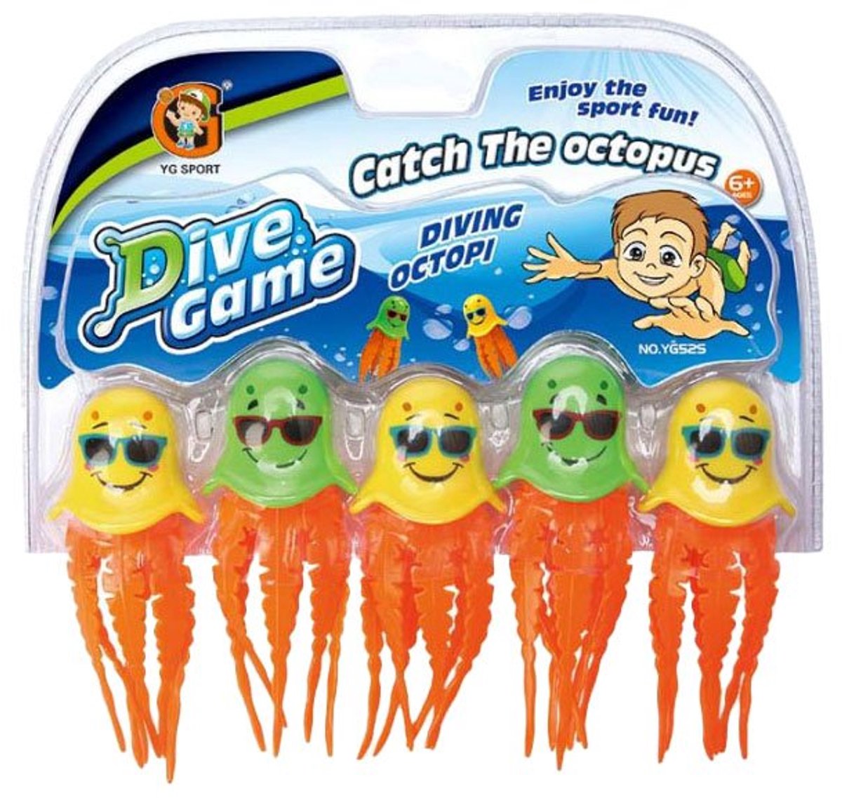Méduses de plongée, 6pcs.