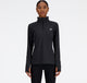 Pull de sport femme New Balance Sport Essentials Space Dye 1 4 - noir