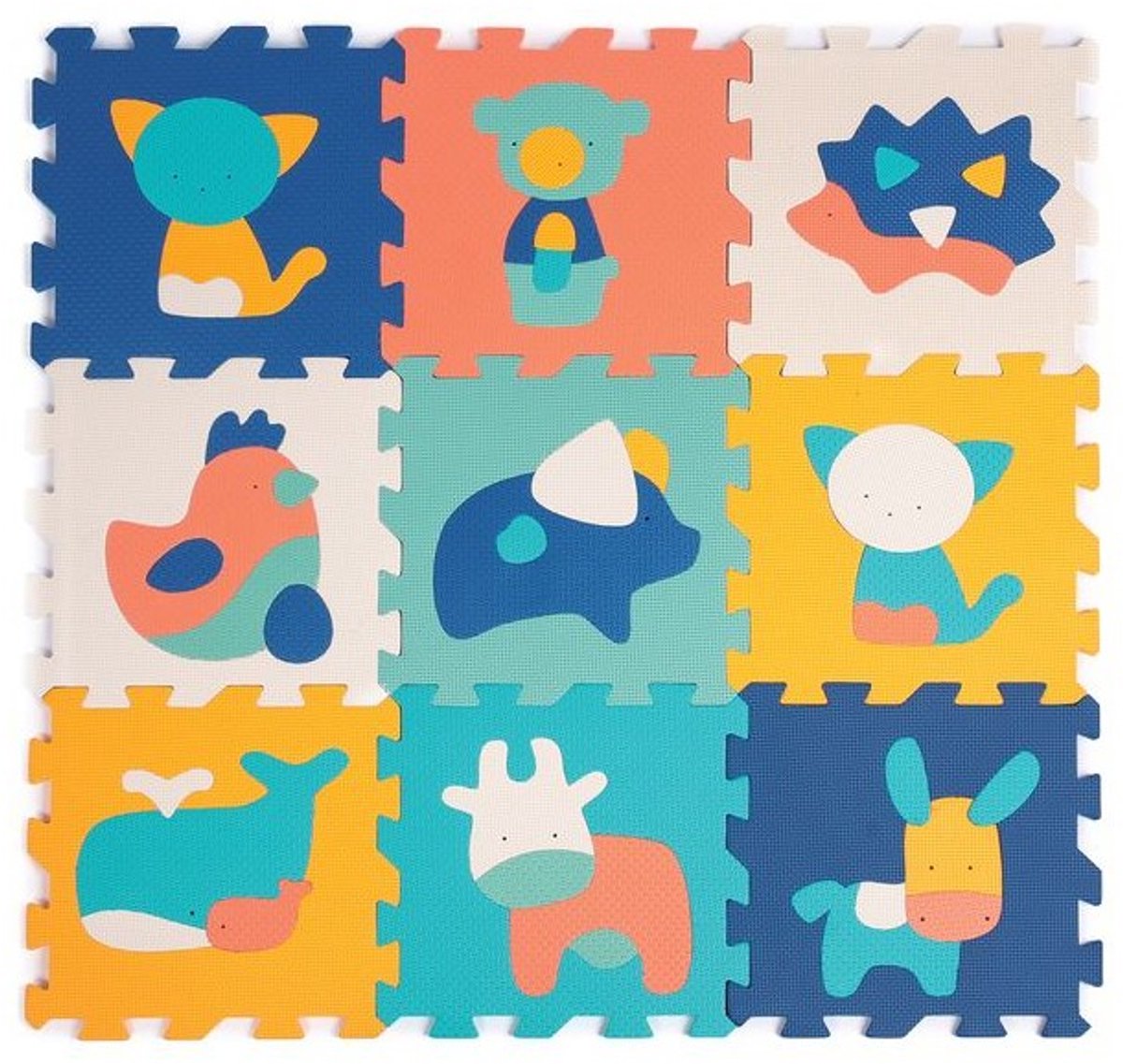 Ludi - tuiles de jeu - tuiles puzzle - tapis de tuiles - tuiles en mousse