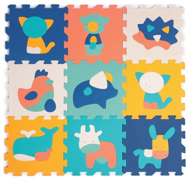 Ludi - tuiles de jeu - tuiles puzzle - tapis de tuiles - tuiles en mousse
