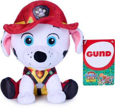 Paw Patrol Gund : Peluche The Dino Movie de Marshall, peluche sous licence officielle, marchandise de film, 15,2 cm