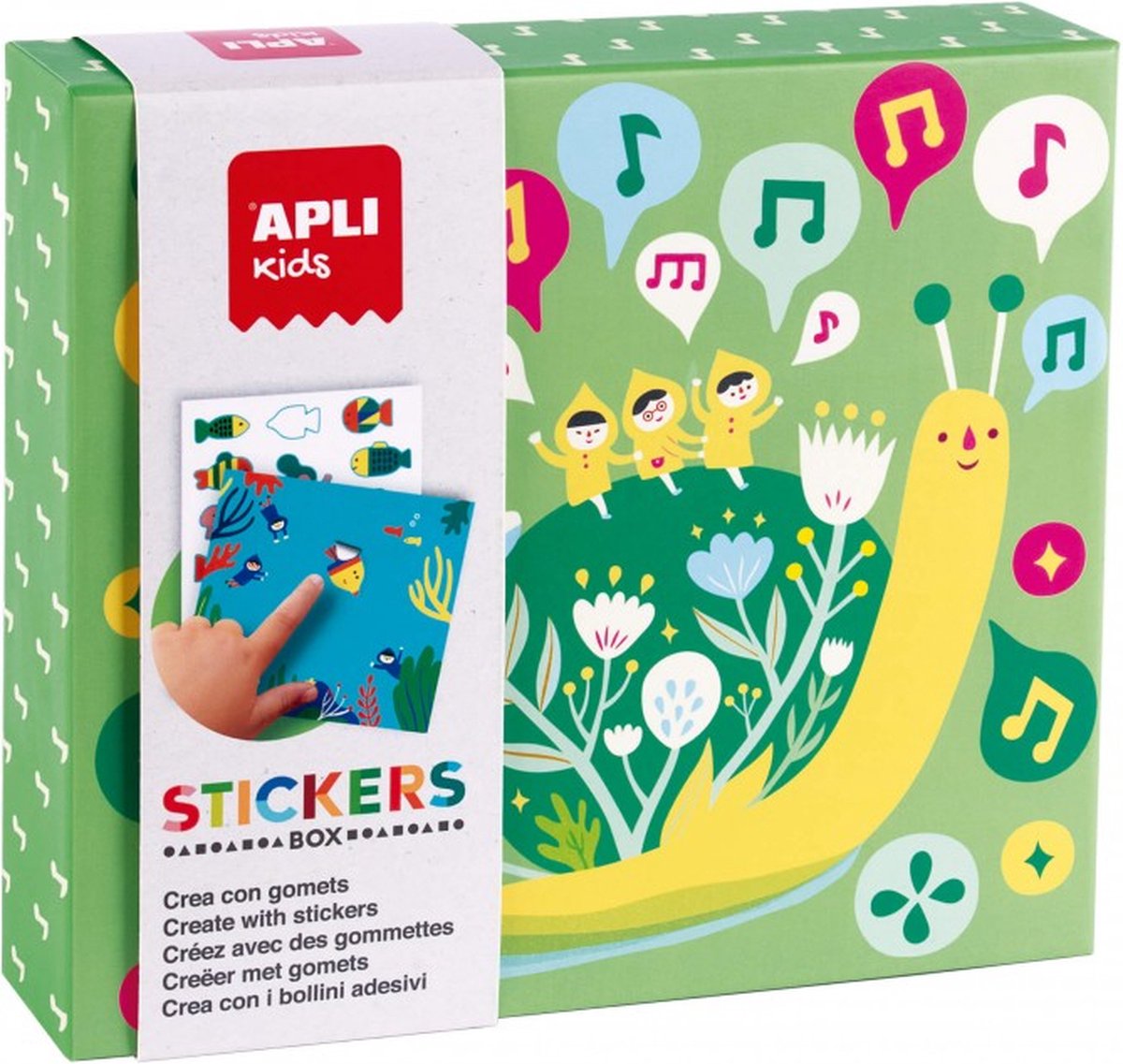 Gnomes de jeu d'autocollants pour enfants Apli
