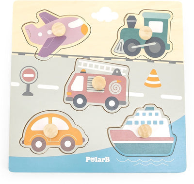 Puzzle de véhicules en bois Polarb 44069