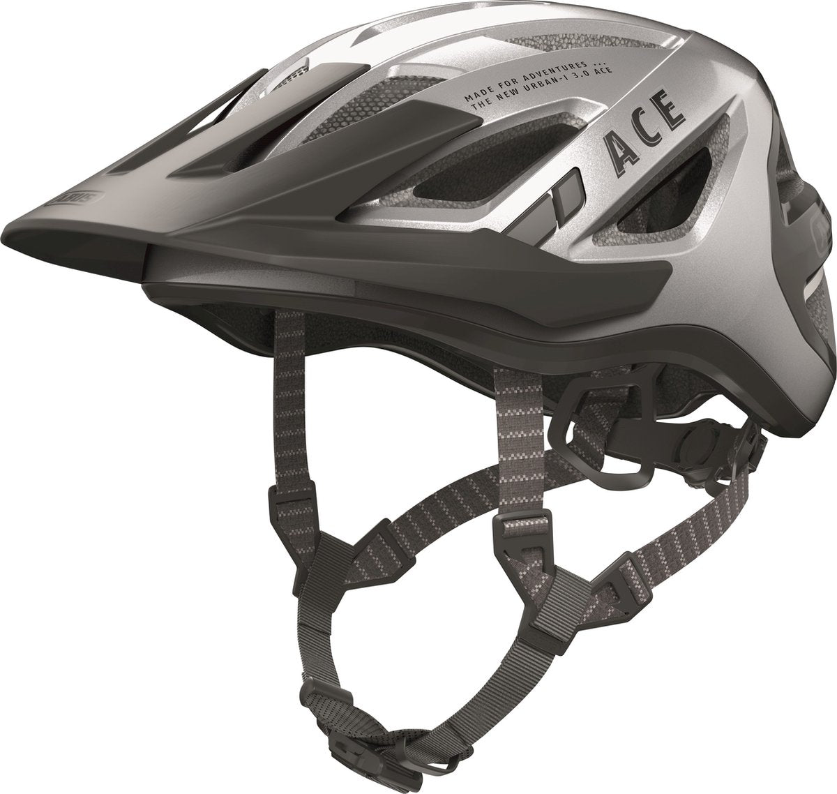 Casque Abus Urban-I 3.0 ACE gleam Silver M 52-58cm