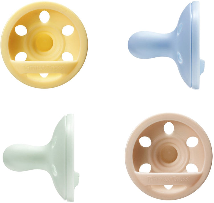 Sucette en forme de sein Tommee tippee - 4 pièces - 0-6 mois - texture semblable à la peau - sans BPA