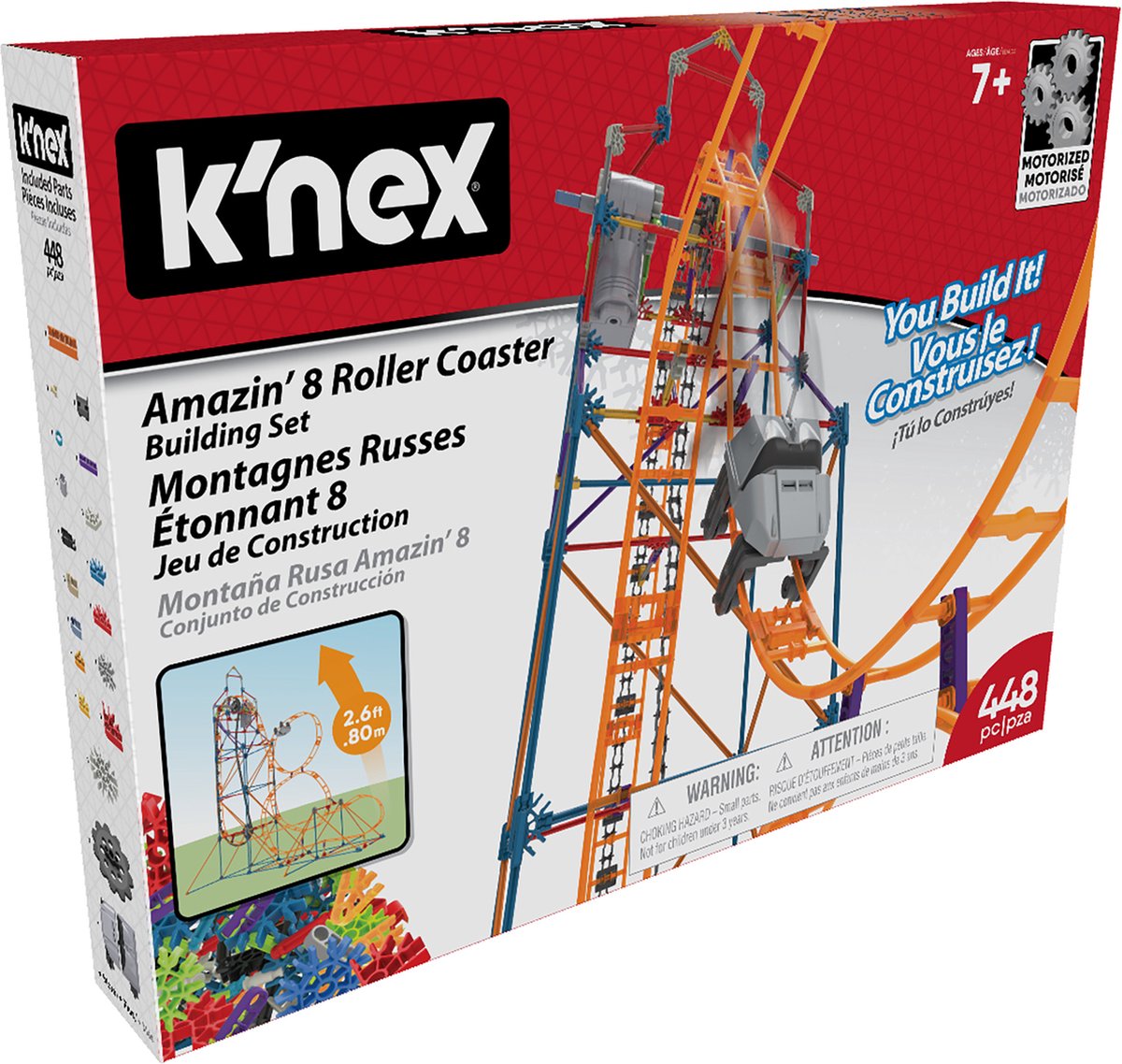 K'nex amazin' 8 montagnes russes aouwset