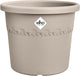Elho algarve cilindro 58 - pot de fleur d'extérieur - 100% plastique recyclé - ø 58 x h 29 cm - beige champignon