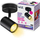 Plafonnier Wiz imageo - spot en saillie - 1 spot - lumière blanc chaud à froid - éclairage LED intelligent - raccord gu10 - 1x 5w - noir - wi-fi