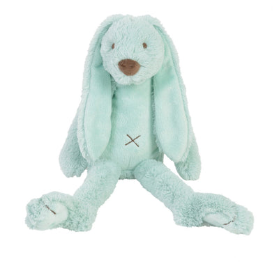 Happy horse lapin richie peluche 38cm - vert lagon - peluche bébé