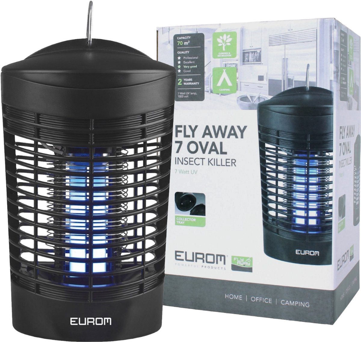 Eurom Eurom Insectenkiller s'envoler 70m2 7W