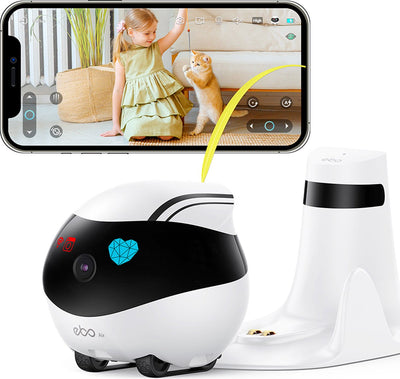 Enabot ebo | moniteur pour bébé | babyphone avec caméra et application | babyphone contrôlable et mobile | babyphone avec caméra et application WiFi