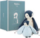 Kaloo - peluche pingouin - bleu 2 pièces - 15 25 cm