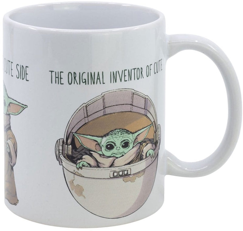 Stockage star wars mandalorian - mug - baby yoda - grogu - 325ml -