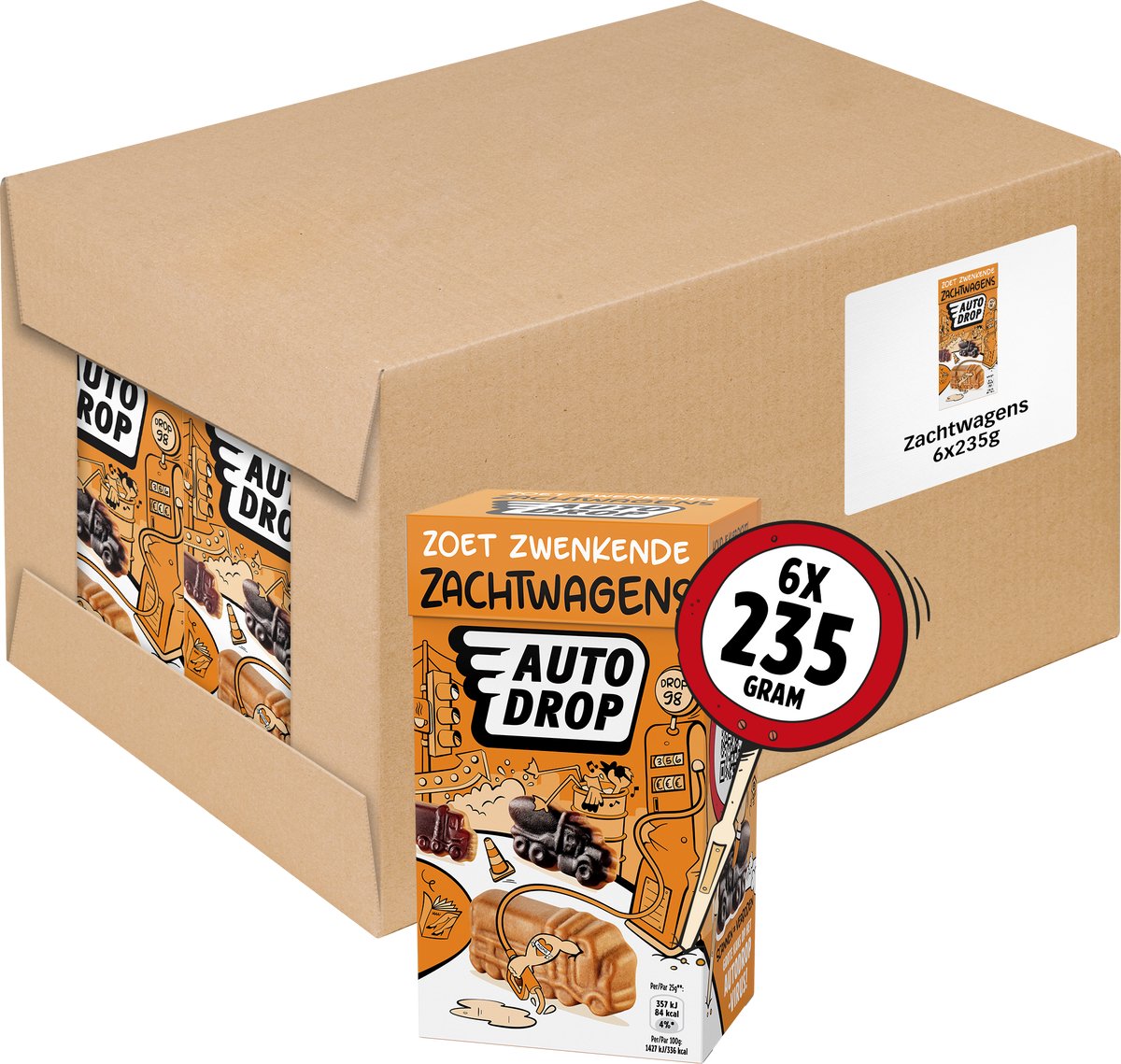 Chariots souples Autodrop mix box (6x235gr)