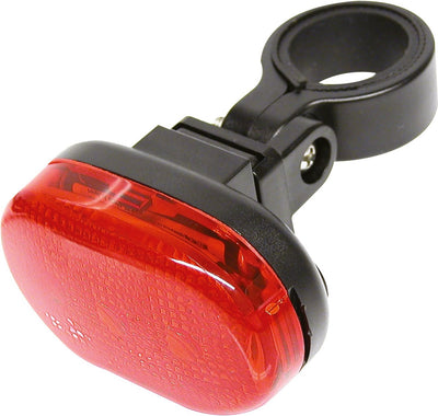 Feu arrière de vélo Dresco 3 LED | éclairage vélo LED | feu arrière avec batterie et feu clignotant