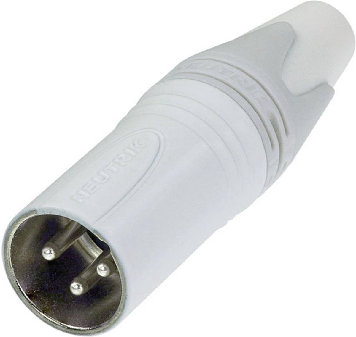 Neutrik nc3mxx-wt connecteur xlr, droit nombre de broches: 3 blanc 1 pièce(s)