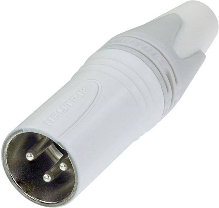 Neutrik nc3mxx-wt connecteur xlr, droit nombre de broches: 3 blanc 1 pièce(s)