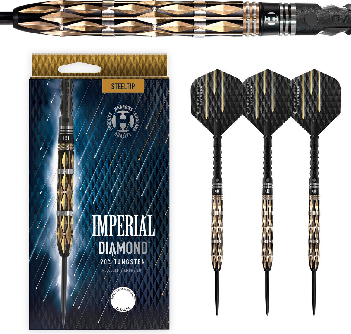 Harrows diamant impérial 90% tungstène 21gr