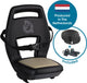 Qibbel Q344 Sage arrière 6+ Junior avec repose-pieds et assiettes de protection kaki noir